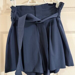 Athleta Women's High Waist Shorts - Navy Blue